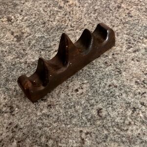 Chinese Calligraphy Painting Walnut Mahogany Wooden Brush Holder Stand